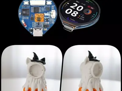 Ghost Candle Tech Powered Companion 3D print model