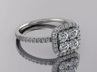 Jewelry Ring Gold Elegant 3D print model
