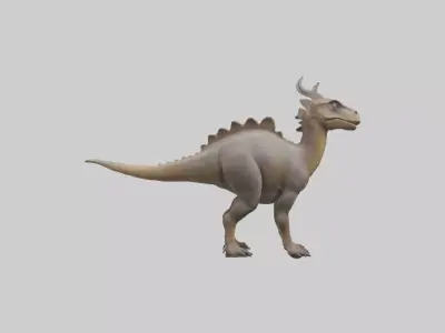 Maiasaura model Low-poly 3D model