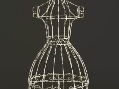 Retro Mannequin Free 3D model