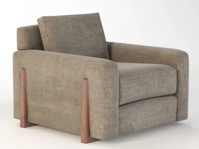 Egan Lounge Chair 3D model