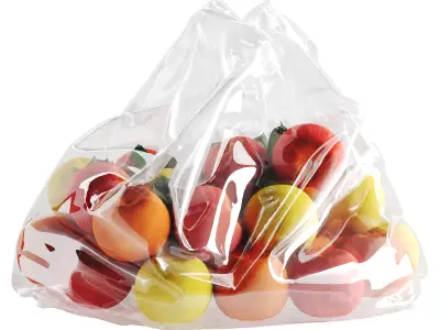  Fruit package Low-poly 3D model