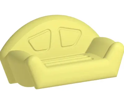 Premium Inflatable Sofa 3D print model
