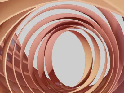 Abstract Model V10 Low-poly 3D model