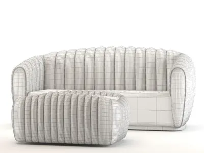moon sofa 3D model