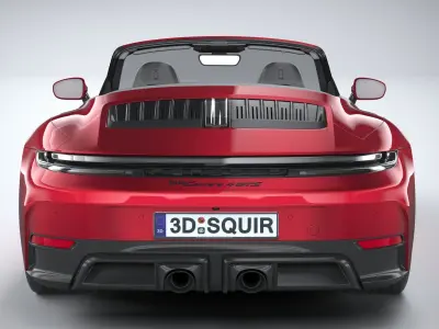 Porsche 911 Carrera GTS Cabriolet 2025 3D model purchase