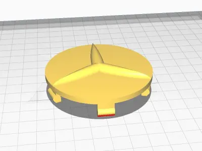 3d printed wheel cap 3D print model