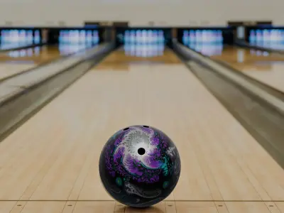 Bowling Ball Andromeda Free 3D model