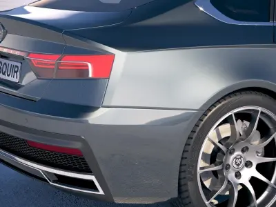 Generic Sedan 2017 v2 3D model