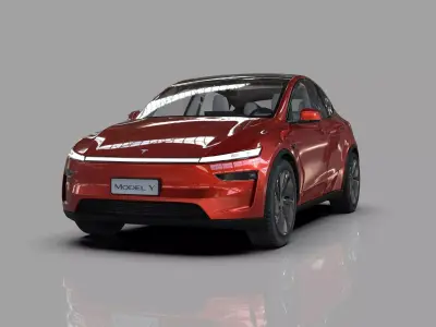 Tesla Model Y 2025 HQinterior 3D model