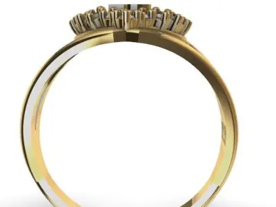  Anillo de 15 para dama-mujer -v- 3D print model