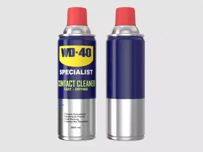 WD40 360ML CLEANER 3D model