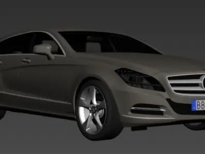 Mercedes Benz CLS Sooting Brake 2013 Model 3D model
