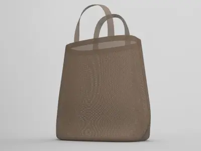 Beach Bag Low-poly 3D model