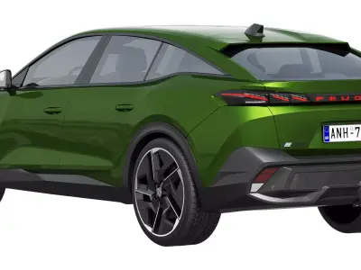 Peugeot 408 2026 3D model