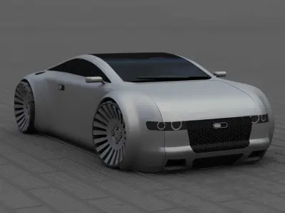 CONCEPT SPEED CAR  RIGGED 3D model