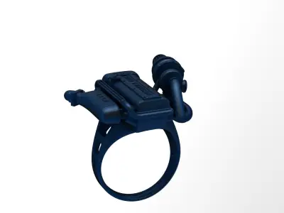 enjine ring 3D print model