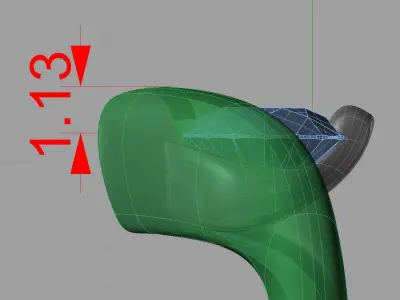 Engagement ring 3D print model 13