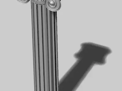 Column greek 3D model