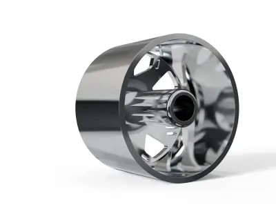 FRONT forgiato Forata DURO DUALLY WHEEL 3D print model