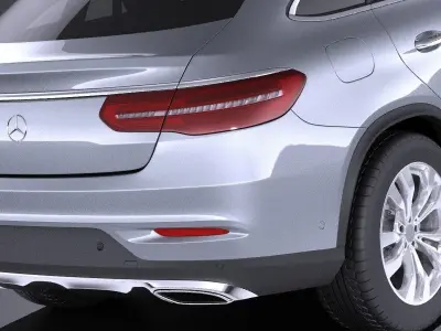 Mercedes-Benz GLE Coupe 2017 VRAY 3D model