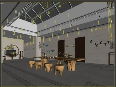 Living room 3D model