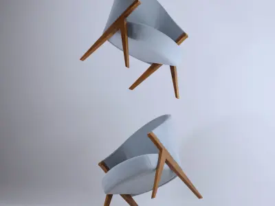 Modern Armchair  Free 3D model