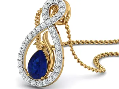 Diamond Locket Set 3D print model 35