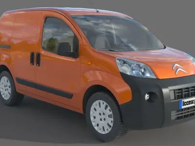 Citroen Nemo Kastenwagen  3D model