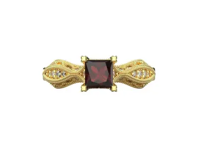 ring code 25 3D print model