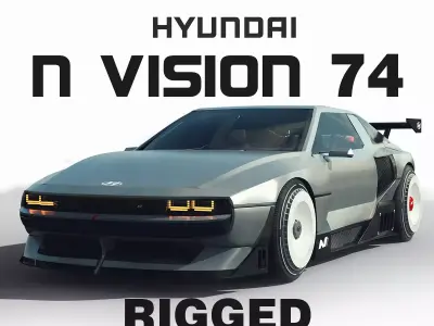 Hyundai N Vision 74 3D model