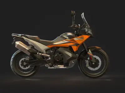 Base model  KTM 890 Adventure 2024 3D model