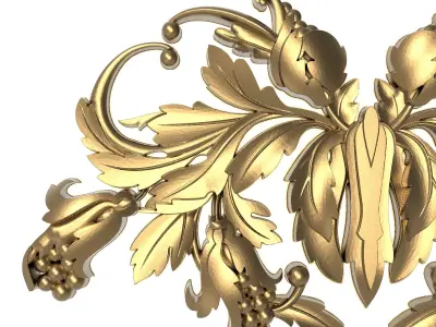  decorative pattern ready for 3D printing 3D model