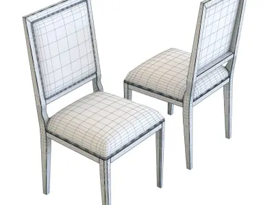Crate and Barrel Sonata Dining Chair 3D model