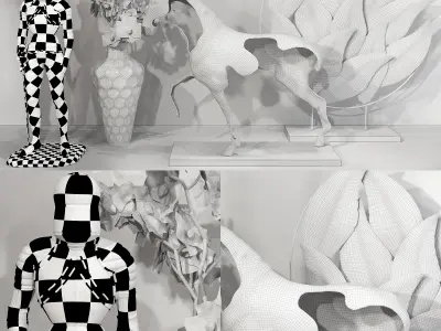 Decor set 53 3D model