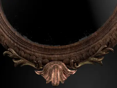 Antique Mirror - PBR 3D model