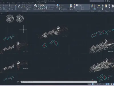 0128 - College of Art Architecture Project - 3D-2D Drawing 3D model