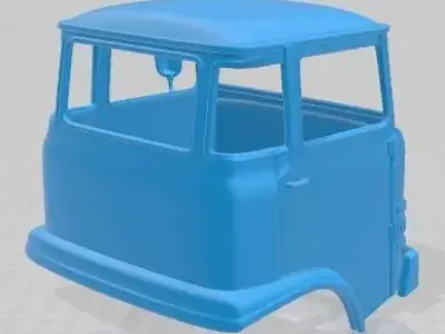 Ebro D 700 1975 Printable Body Cabin Truck 3D print model