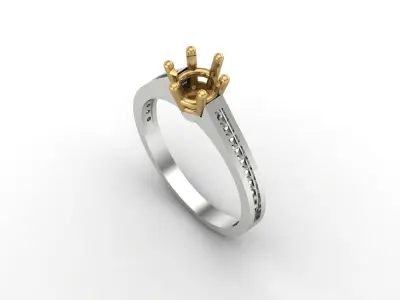 Ring Earring Pendant STL Ready For Print 3D print model