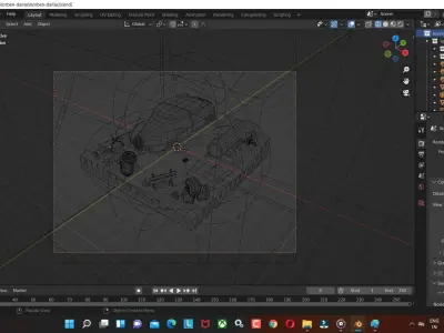 Korben Dallas low poly  car games ready 3D model