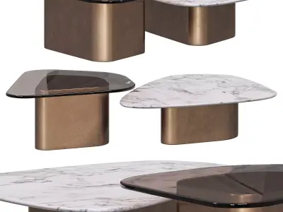 Capri coffee table by Meroniecolzani 3D model