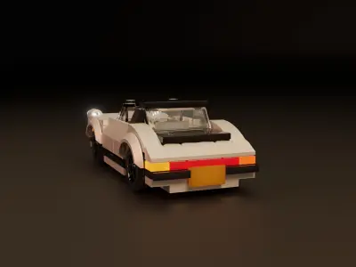 Porsche 911 Targa LEGO  3D model