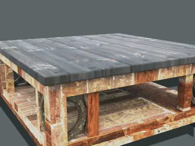 Coffee Table01 Free 3D model