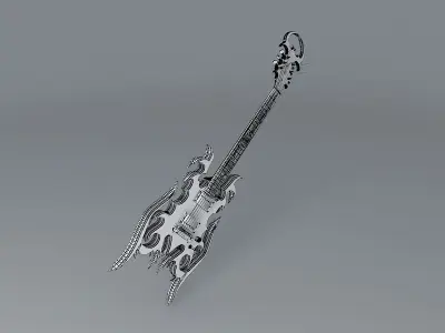 The Stinger guitar Free 3D model