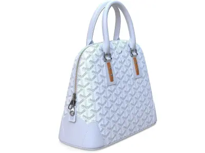 Goyard Vendome Bag White Low-poly 3D model