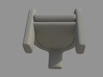 Armchair SIngle Sofa  3D model