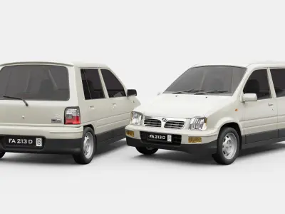 Perodua Kancil 850 3D model