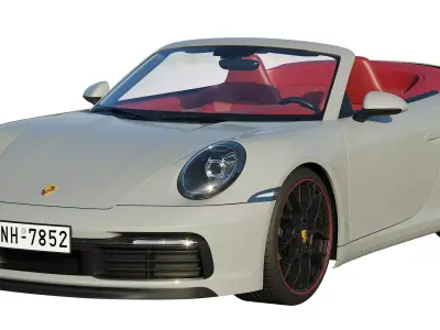 Porsche 911 carrera Cabriolet 2019 3D model