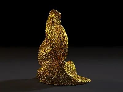 Dragon Statue  3D print model