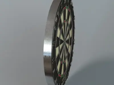 Dartboard dart board 3D model